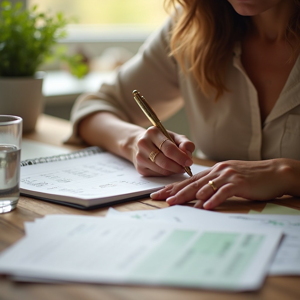 Notițe de organizare financiară pentru familie